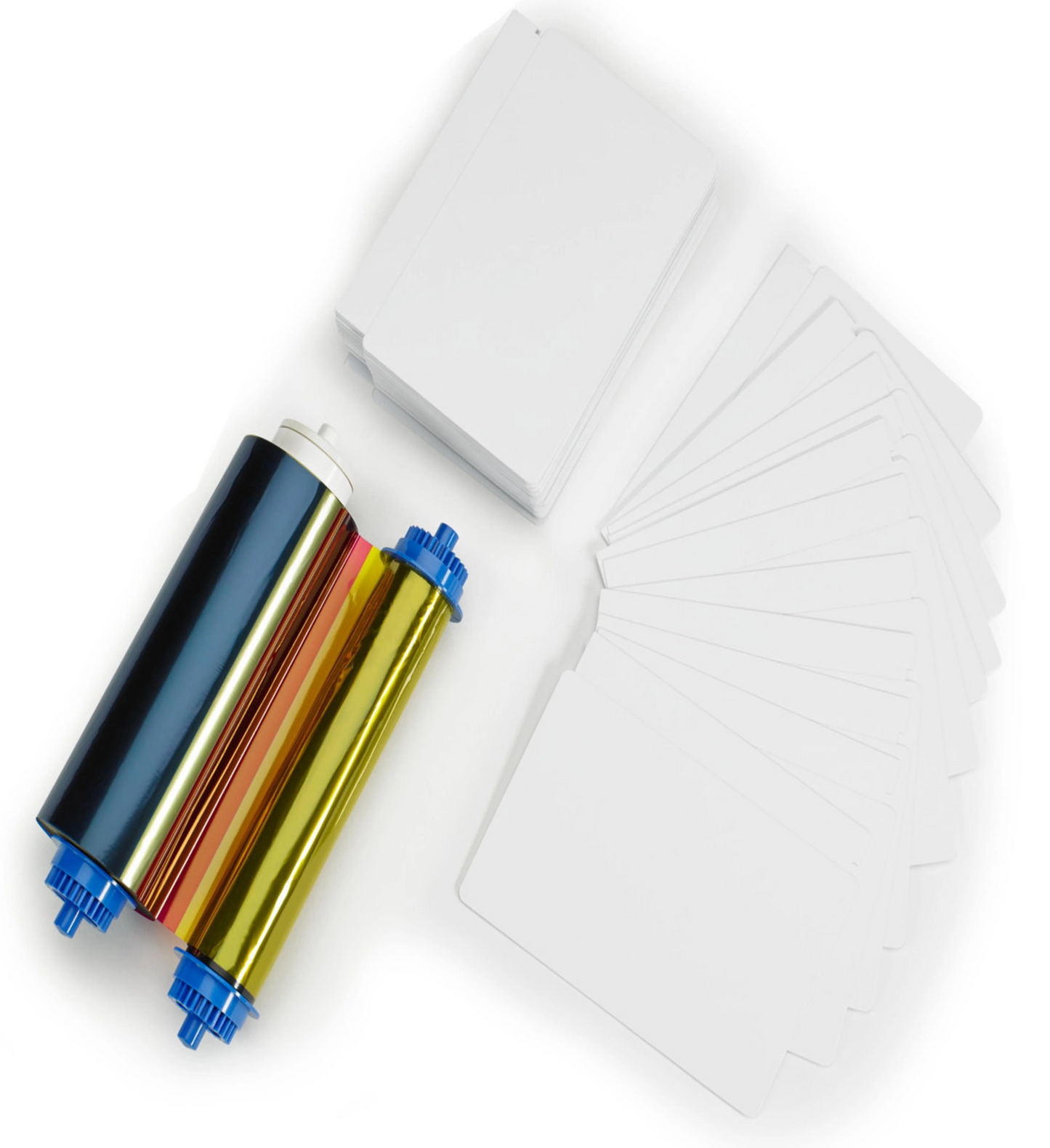 Zebra ZC10L Media Kit - 24mil PVC, YMCO (400 images)