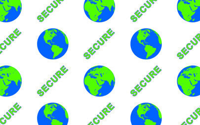 IDP "Secure Globe" Hologram Patch Laminate For SMART-50