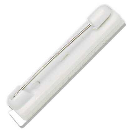 Adhesive-backed Plastic Bar Pin (100-pack)