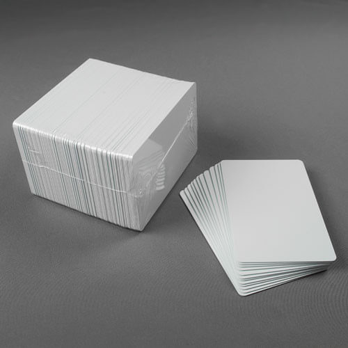 800PC Blank White PVC Plastic Cards – ECR