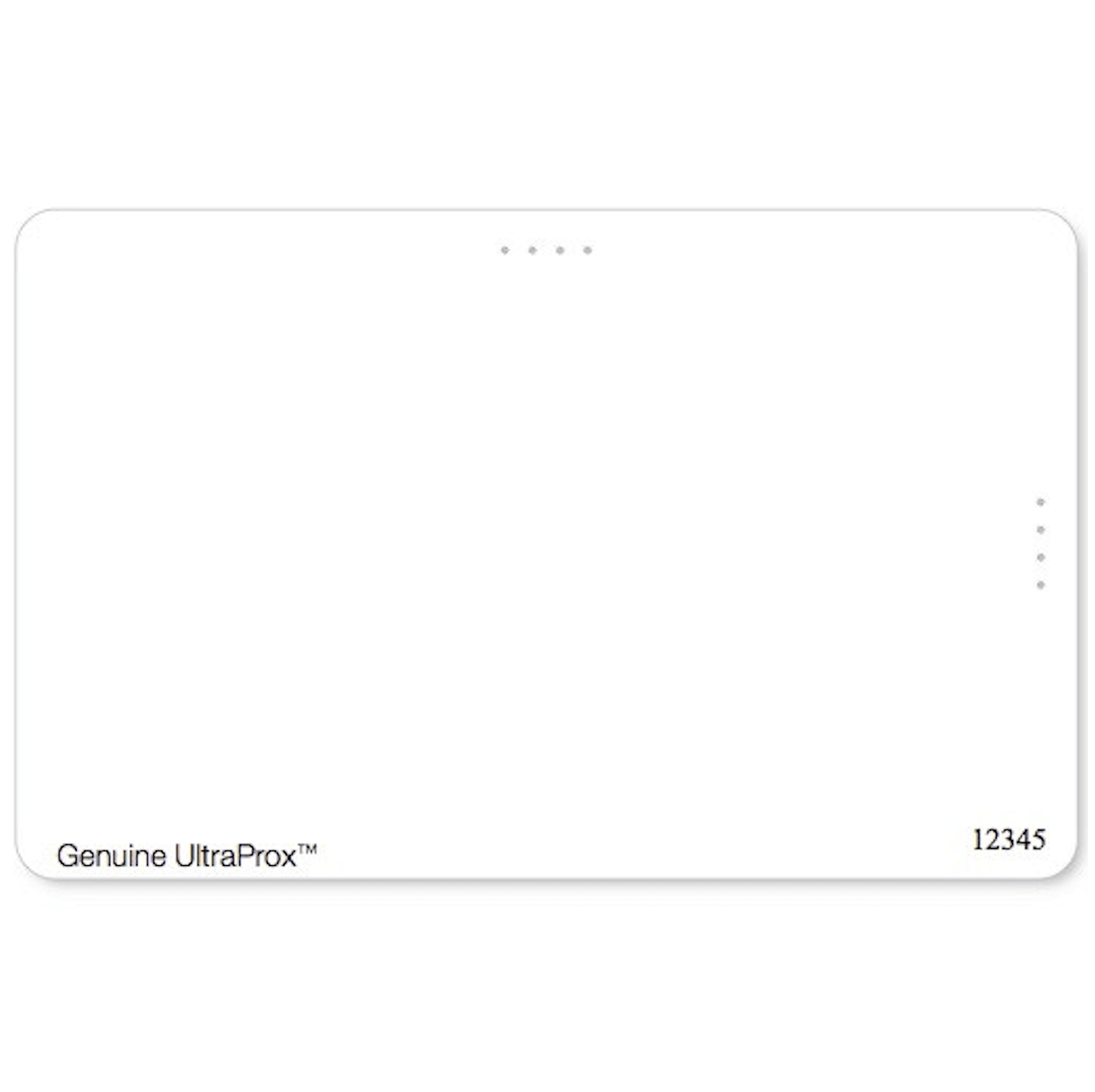 Genuine Ultraprox Fusion Blank White Composite Cards (100/pk).