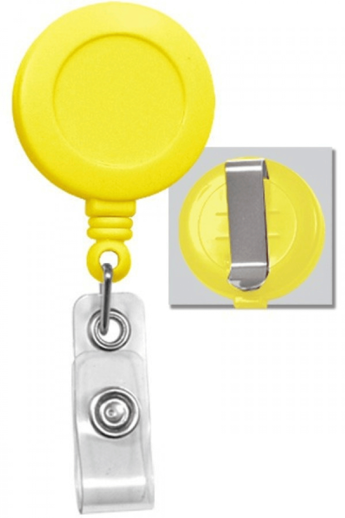 Badge Reel with Belt Clip and Vinyl Strap (25-pack)