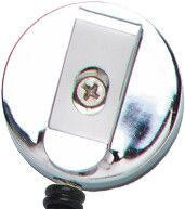Heavy Duty, Metal Badge Reel with Metal Wire, Belt Clip and Reinforced Strap (25-pack)