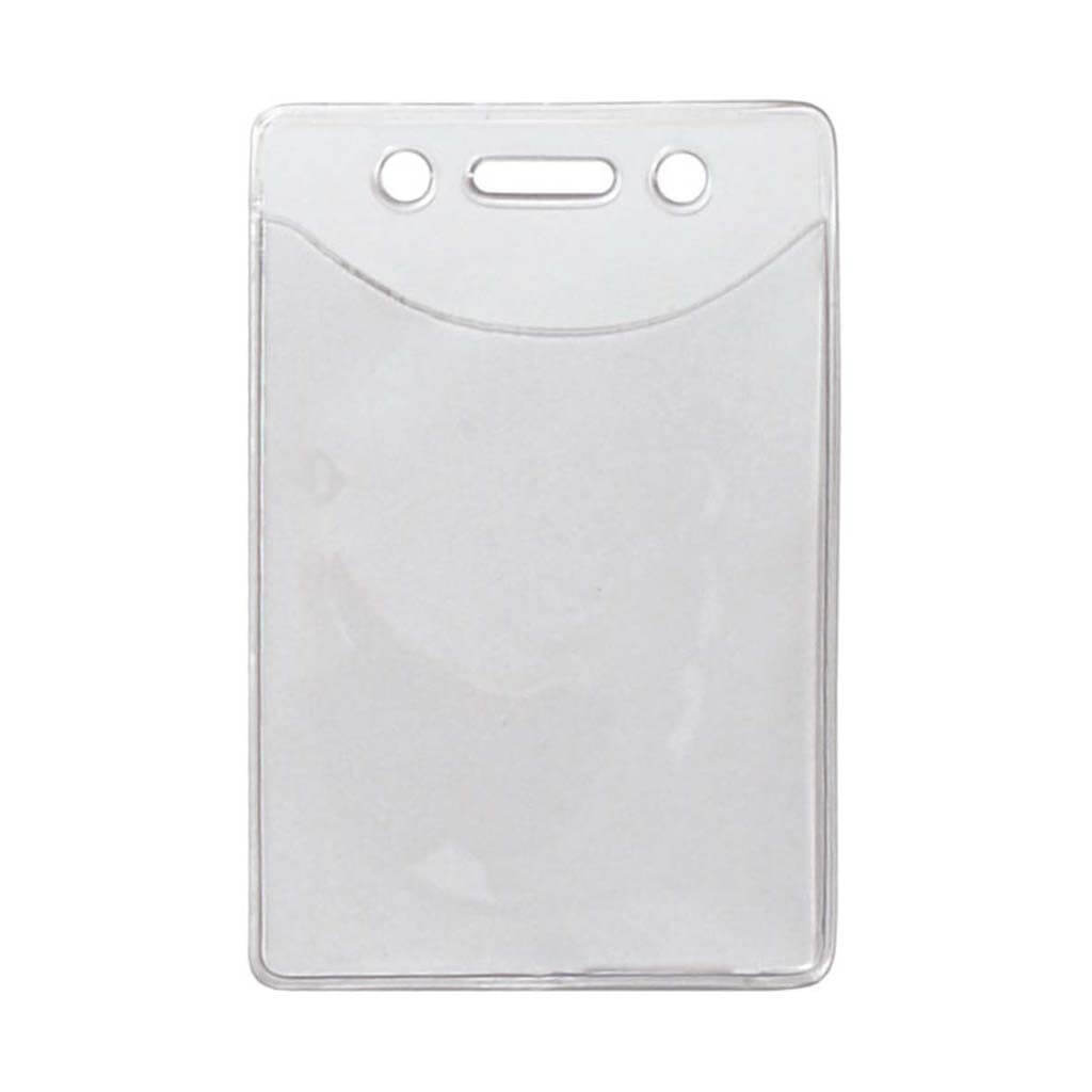 Vertical, 2.5" x 3.25" Anti-Transfer Vinyl Badge Holder (100-pack)