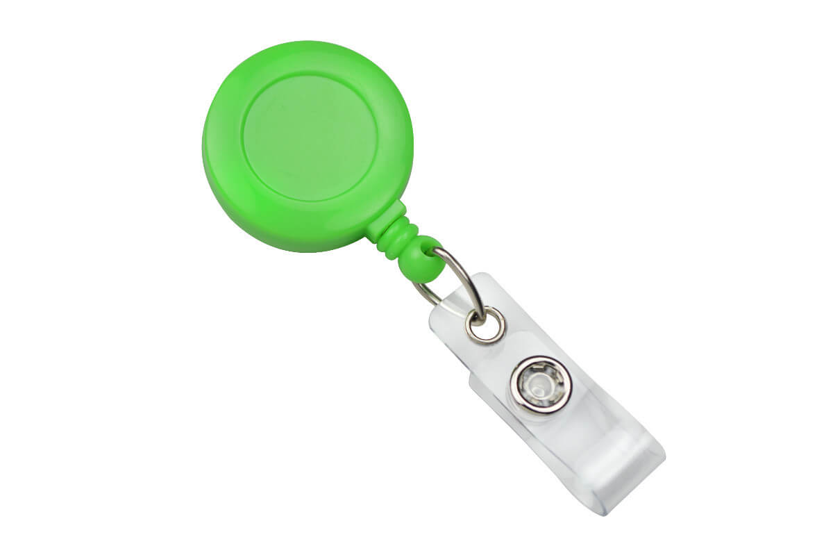 Neon Badge Reel with Belt Clip and Vinyl Strap (25-pack)
