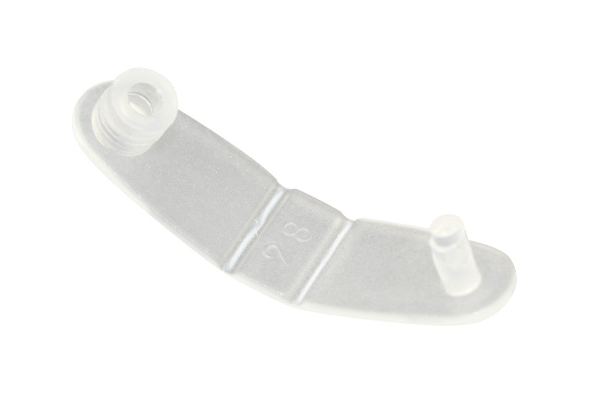 Frosted Plastic Key Ring Card Connector (100-pack)