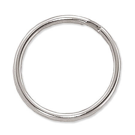 1.25" Nickel-Plated Steel Split Rings (1000-pack)