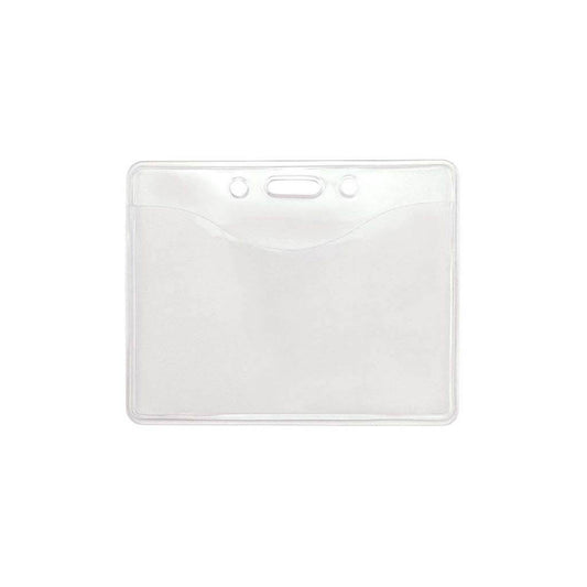 Horizontal, Vinyl, 3.63" x 3" Anti-Transfer Badge Holder (100-pack)