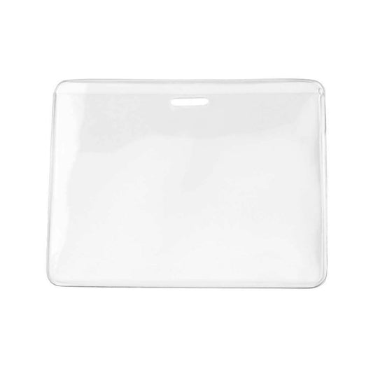 Horizontal, Vinyl, 3.6" x 2.38" Anti-Transfer Badge Holder (100-pack)