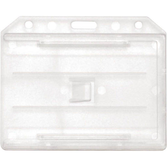 2-Sided, 3-Card, Horizontal Badge Holder (100-pack)