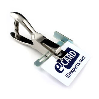 Hand-Held Slot Punch With Adjustable Guide.